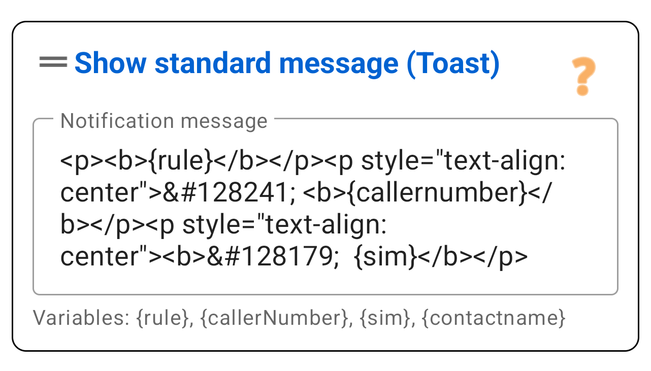 Show 'Toast' Message